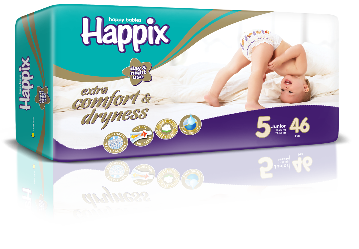 Happix Premium Baby Diapers Happy Babies Happix Baby Diapers
